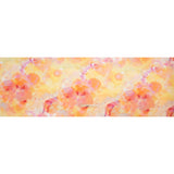 Yellow, Orange and Pink Sunburst Spots Medium Weight Linen Woven