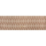 Brown and Cream Feather Leaves Medium Weight Linen Woven