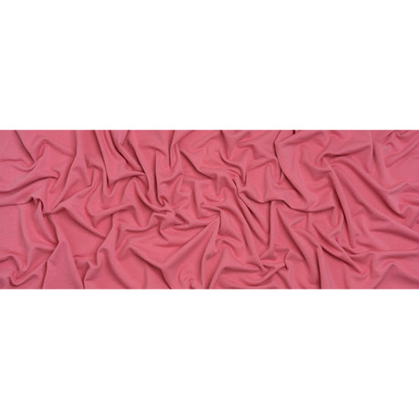 Cotton and Polyester French Terry - Rose Pink - Deadstock