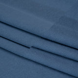 Cotton and Polyester French Terry - Ocean Blue - Deadstock