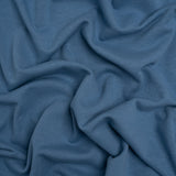 Cotton and Polyester French Terry - Ocean Blue - Deadstock