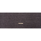 Light Pink, Black and Silver Metallic Fringe Acrylic Boucle Woven