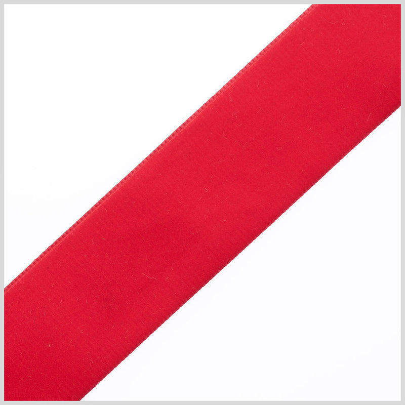 1.375" Rouge Red Nylon Velvet Ribbon