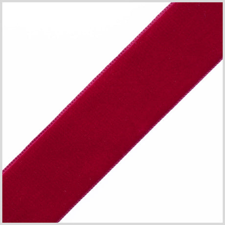 1.375" Wine Nylon Velvet Ribbon