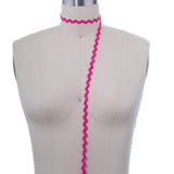 3 Yards Hot Pink Ric Rac Ribbon Trim Decorative Zigzag Accent for Sewing & Crafts