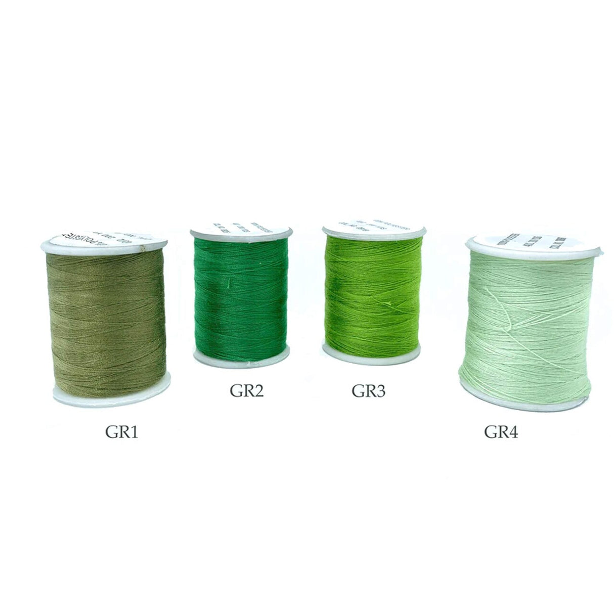 200 Yards Green Polyester Thread Small Spool for Stitching and Quilting