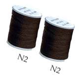 200 Yards Neutral Polyester Thread Small Spool for Sewing and Craft Projects