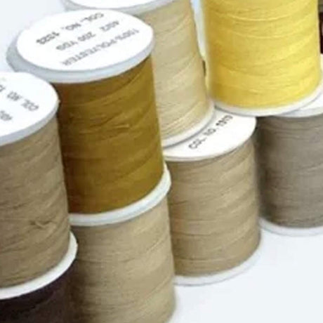 200 Yards Neutral Polyester Thread Small Spool for Garment Repairs and DIY