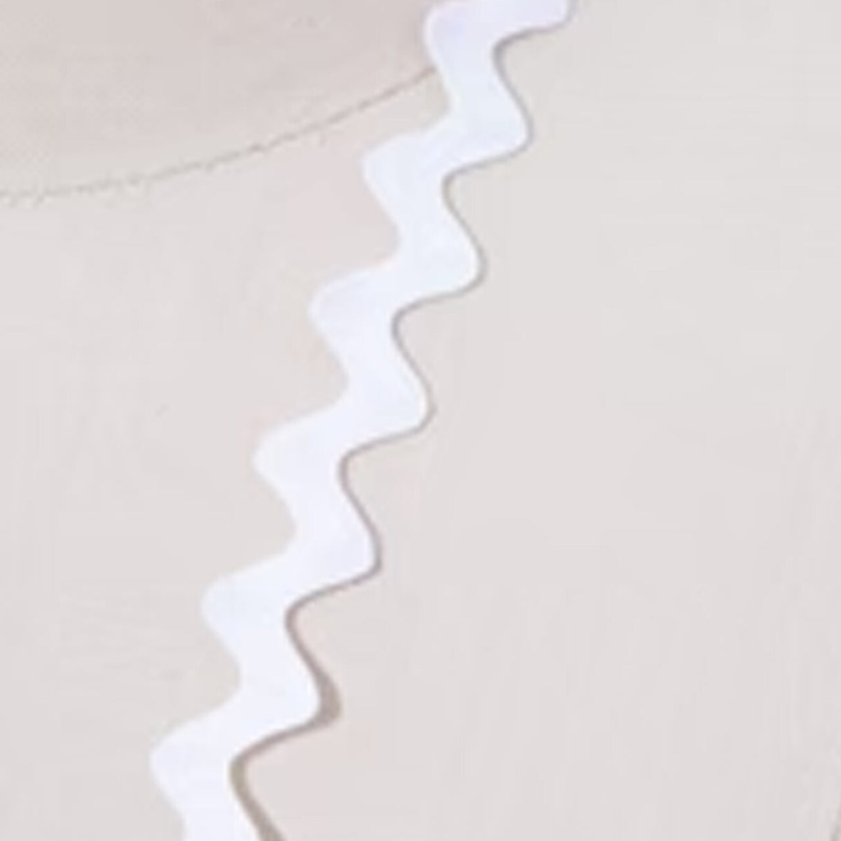 3 Yards White Mini Ric Rac Ribbon Trim Soft Pliable Zigzag for Sewing & Crafts