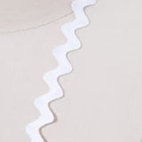 3 Yards White Mini Ric Rac Ribbon Trim Soft Pliable Zigzag for Sewing & Crafts