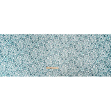 Sapphire and White Cheetah Spots Polyester Stretch Mesh