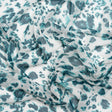 Sapphire and White Cheetah Spots Polyester Stretch Mesh