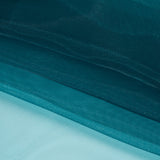 Stiff Mesh-Like Polyester Organza - Dark Teal - Iris Collection