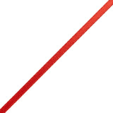 Satin Ribbon Double Faced - 0.125" - Stem Red