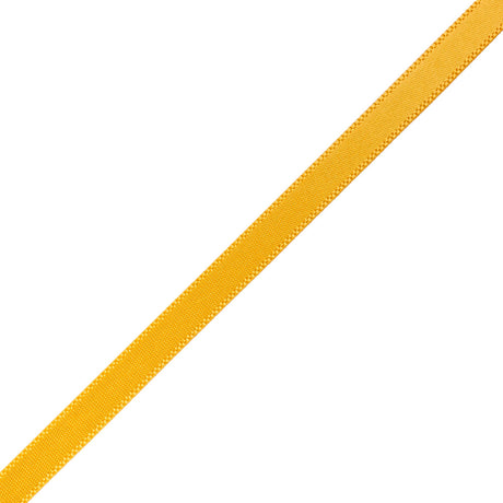 Satin Ribbon Double Faced - 0.25" - Golden Yellow