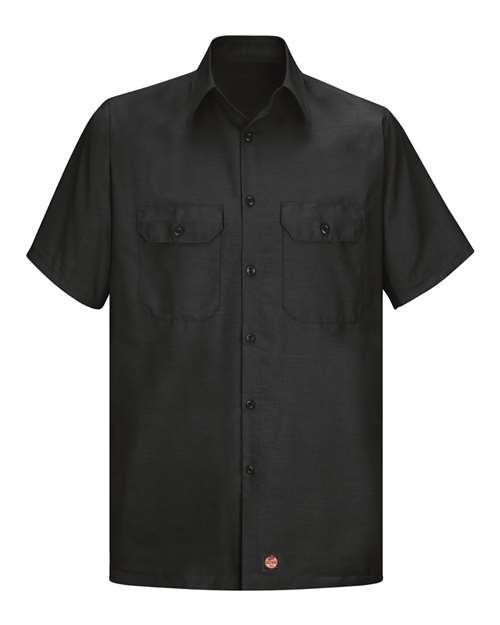Red Kap Men's Ripstop Short Sleeve Work Shirt