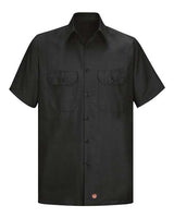 Red Kap Men's Ripstop Short Sleeve Work Shirt