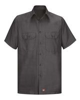 Red Kap Men's Ripstop Short Sleeve Work Shirt