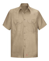 Red Kap Men's Ripstop Short Sleeve Work Shirt