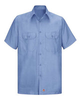 Red Kap Men's Ripstop Short Sleeve Work Shirt
