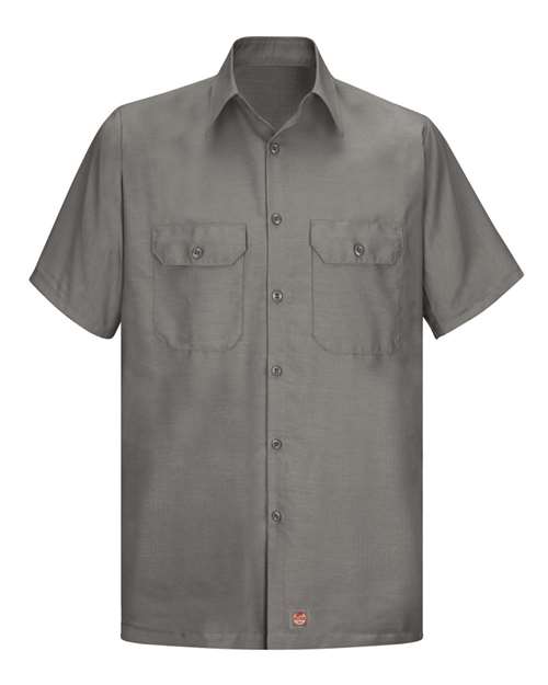 Red Kap Men's Ripstop Short Sleeve Work Shirt
