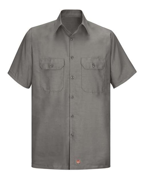 Red Kap Men's Ripstop Short Sleeve Work Shirt