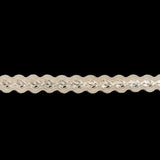 Braided Trim - 0.375" - Ivory Wavy Edges