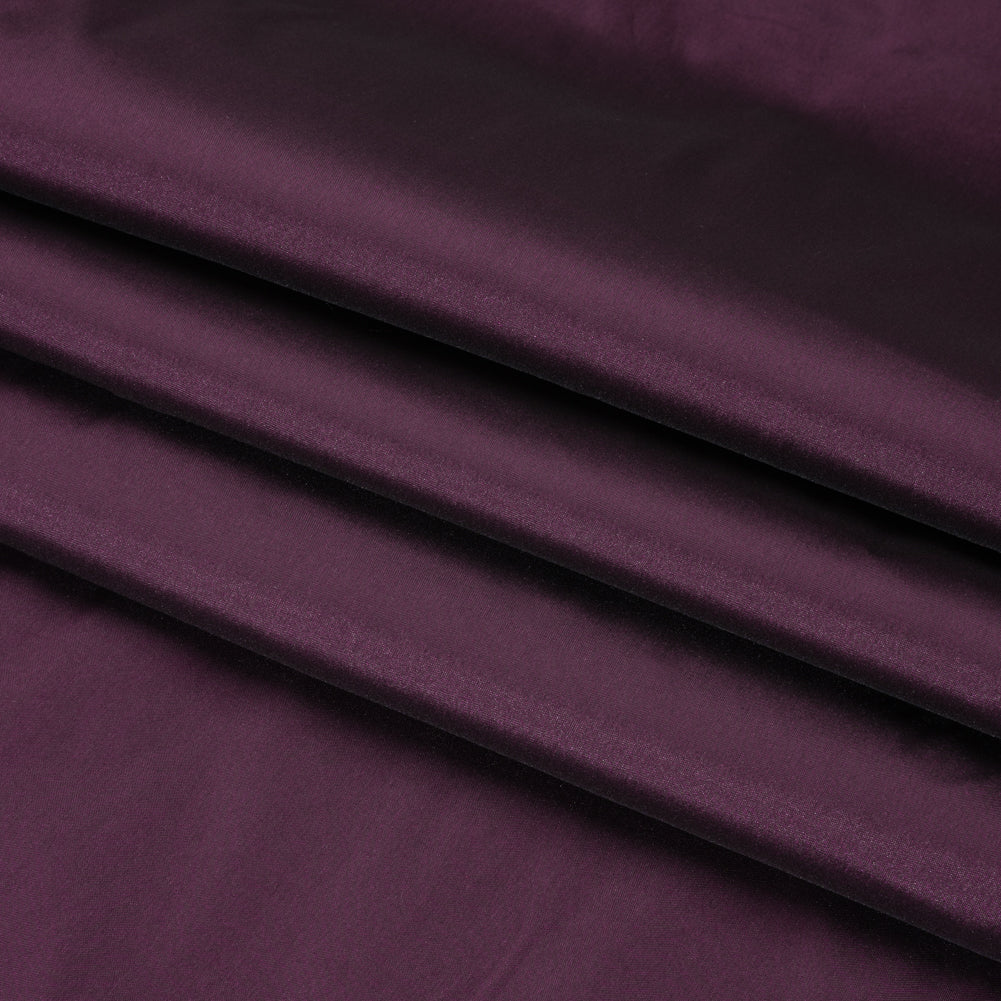 Polyester Taffeta - Plain Dyed Aubergine - Bellamy Collection