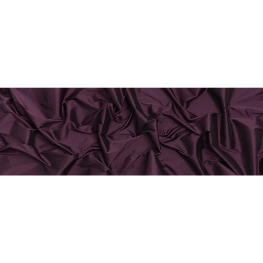 Polyester Taffeta - Plain Dyed Aubergine - Bellamy Collection