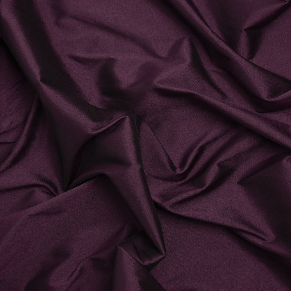 Polyester Taffeta - Plain Dyed Aubergine - Bellamy Collection