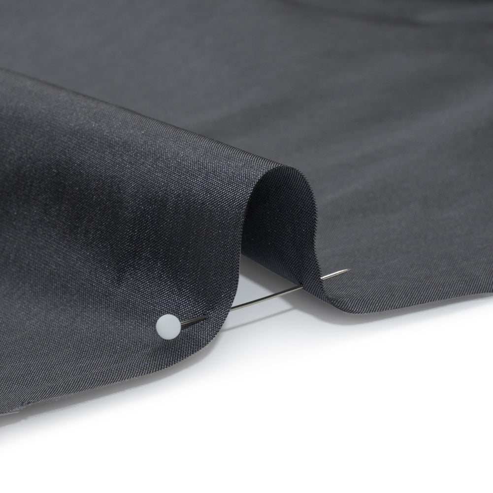 Polyester Taffeta - Plain Dyed Charcoal - Bellamy Collection