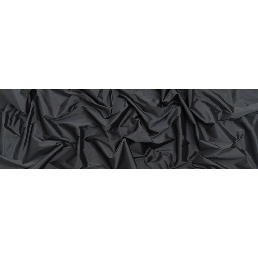 Polyester Taffeta - Plain Dyed Charcoal - Bellamy Collection