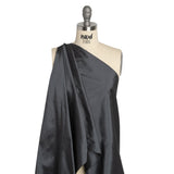 Polyester Taffeta - Plain Dyed Charcoal - Bellamy Collection