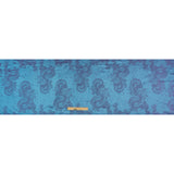 Dragons Jacquard Lining - Aqua and Purple Bi-Color
