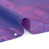Dragons Jacquard Lining - Purple and Pink Bi-Color