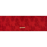 Dragons Jacquard Lining - Red and Maroon Bi-Color