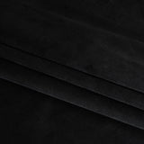 Polyester Velvet - Black - Deadstock
