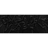 Embossed Polyester Velvet - Black Bead and Reel - Deadstock