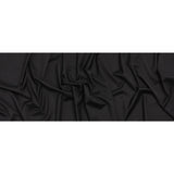 Stretch Wool Suiting - Heathered Black - Deadstock