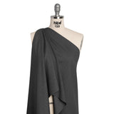 Wool Blend Twill Suiting - Heathered Cool Gray - Deadstock