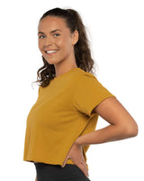 Next Level® Women's Short Sleeve Crewneck Ideal Crop Top - 1580