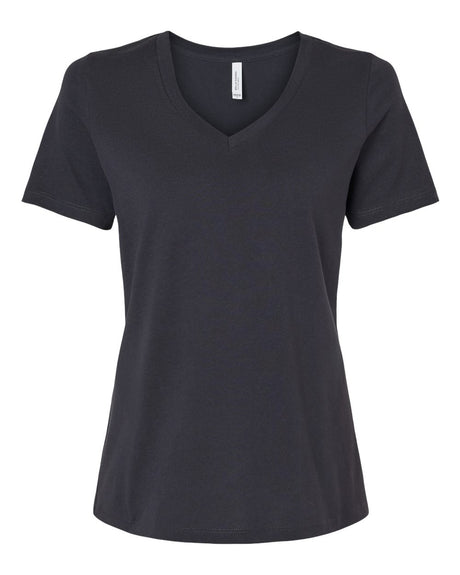 BELLA + CANVAS® Women’s Jersey Relaxed Short Sleeve V-Neck T-shirt