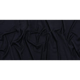 Stretch Creped Wool Suiting - Navy - Deadstock