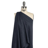Wool Woven - Blue and Charcoal - Deadstock