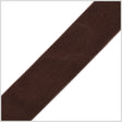 1.375" Brown Nylon Velvet Ribbon