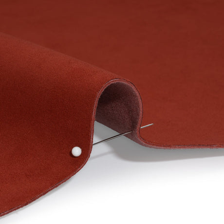 Upholstery Faux Suede - Brick Red - Lyndhurst Collection