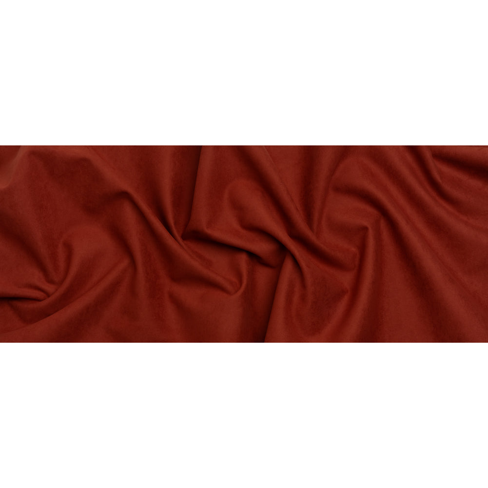 Upholstery Faux Suede - Brick Red - Lyndhurst Collection