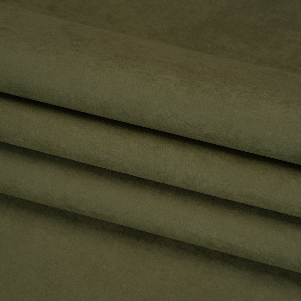Upholstery Faux Suede - Olive Green - Lyndhurst Collection