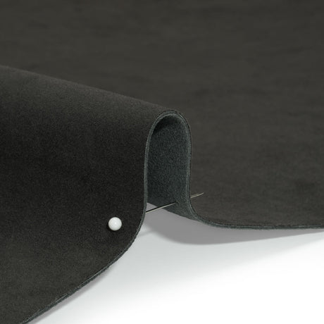 Upholstery Faux Suede - Ebony - Lyndhurst Collection