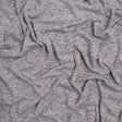 Stretch Rayon and Polyester Brushed Sweater Knit - Heathered Gray - Deadstock